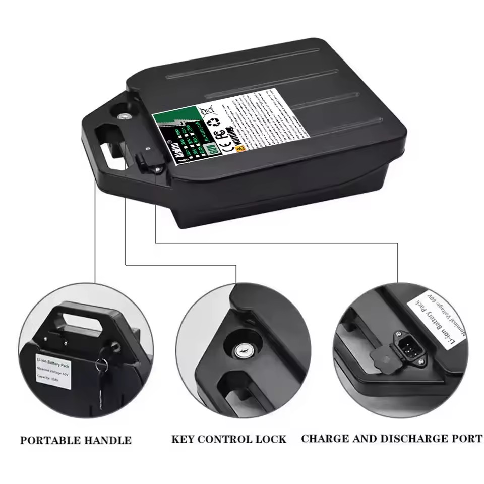 Electric vehicle lithium batte - 60V 50Ah Electric Scooter Battery review and price