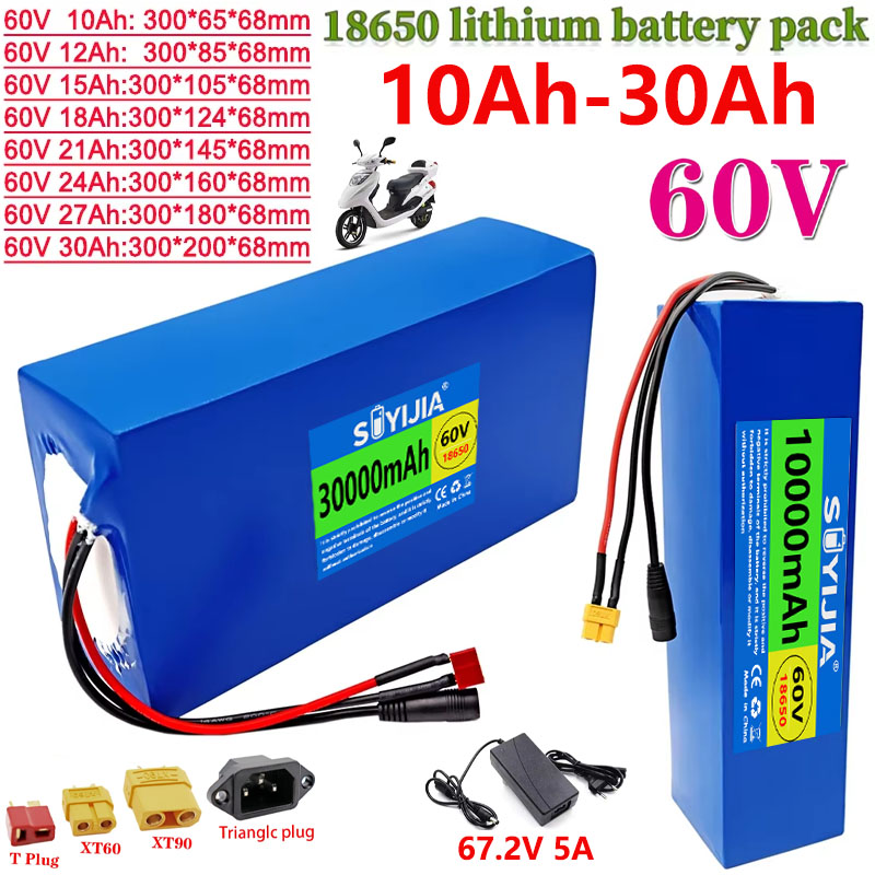 18650 60V 30Ah 10Ah 12Ah 15Ah  - 60V 50Ah Electric Scooter Battery review and price